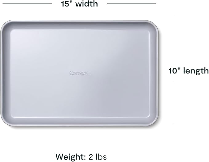 Caraway Non-Stick Ceramic Baking Sheet - Naturally Slick Ceramic Coating - Non-Toxic, PTFE & PFOA
