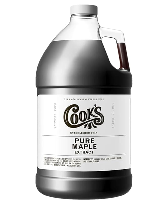 Cook's, Pure Maple Extract, All Natural Premium Maple Sap from Vermont's Finest Maple Trees, 128 oz