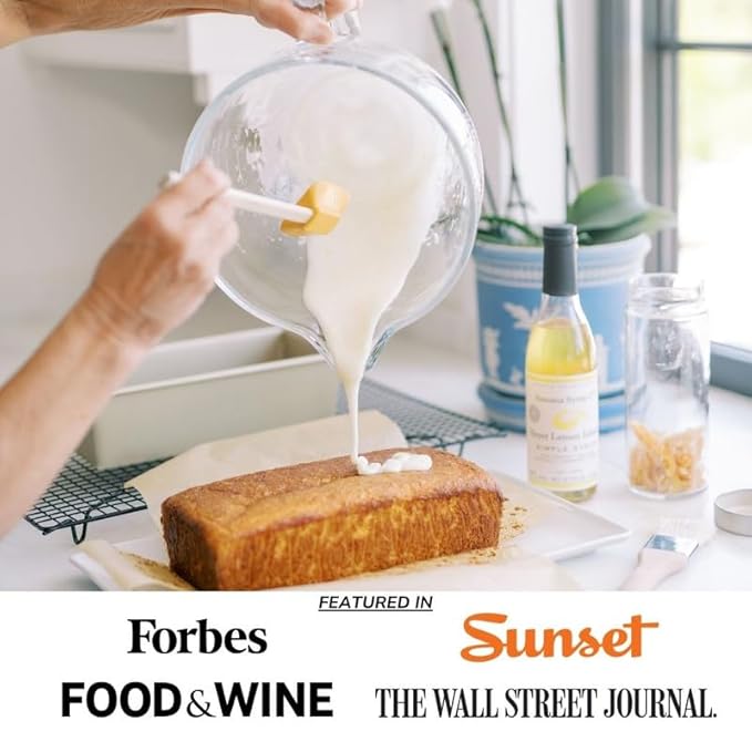 Sonoma Syrup Co. Meyer Lemon Infused Simple Syrup 12.7 fl oz | for Coffee, Cocktails, and Cooking |