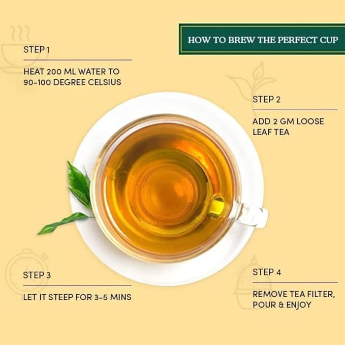 VAHDAM, Second Lopchu Golden Orange Pekoe Black Tea| 40+ cups, 3.53 oz | Pure 100% Unblended