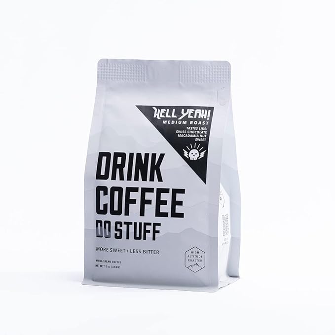 Drink Coffee Do Stuff, Blend, 2 Pound Bag, Whole Bean, Medium Roast, Sweet, Chocolate, Caffeine