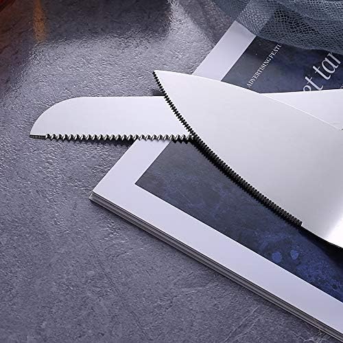 TANG SONG Rustic Wedding Cake Knife and Serving Set Bride & Groom Feature Wedding Cake Knife &