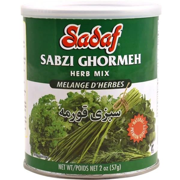Sadaf Sabzi Ghormeh- Ghormeh Sabzi Dried Herbs Mix - Persian Spices for Cooking and Food Seasoning