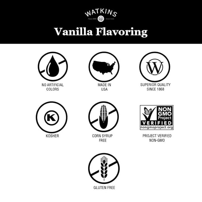 Watkins Vanilla Flavor, 2 oz. Bottle, 1-Pack