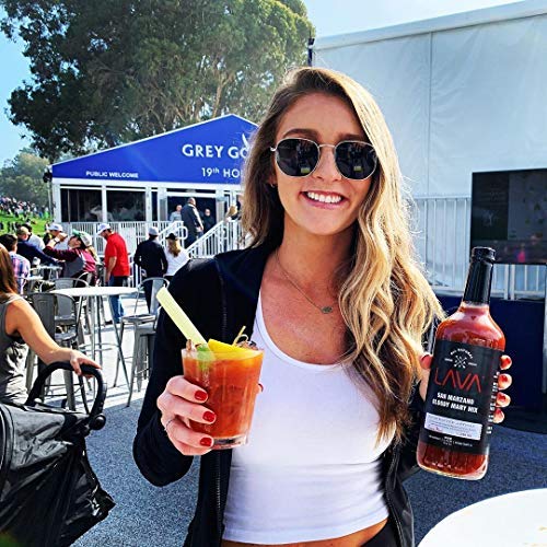 (3 Pack) LAVA Premium Bloody Mary Mix; Italian San Marzano Tomatoes, No Artificial Sweeteners