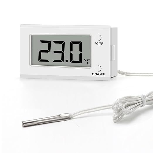Digital Oven Thermometer with Probe Grill Meat Thermometer up to 572°F/300°C, Oven Thermometer