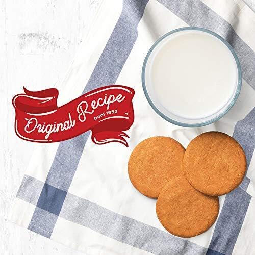 Nyakers Swedish Original Ginger Snaps Cookies 26.4 Oz. Gingersnaps in Botanical Mail Safe Tin
