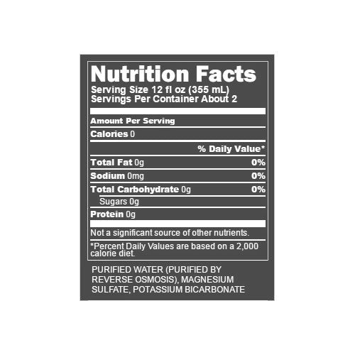 LIFEWTR Premium Purified Water, pH Balanced with Electrolytes, 100% recycled plastic bottles, 23.7