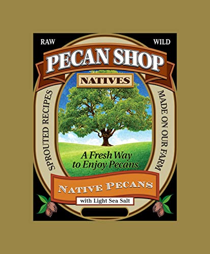 Pecan Shop Unsprayed Sprouted 20 Pound Raw Wild-Harvested Family Recipe Crispy Sea Salt Texas