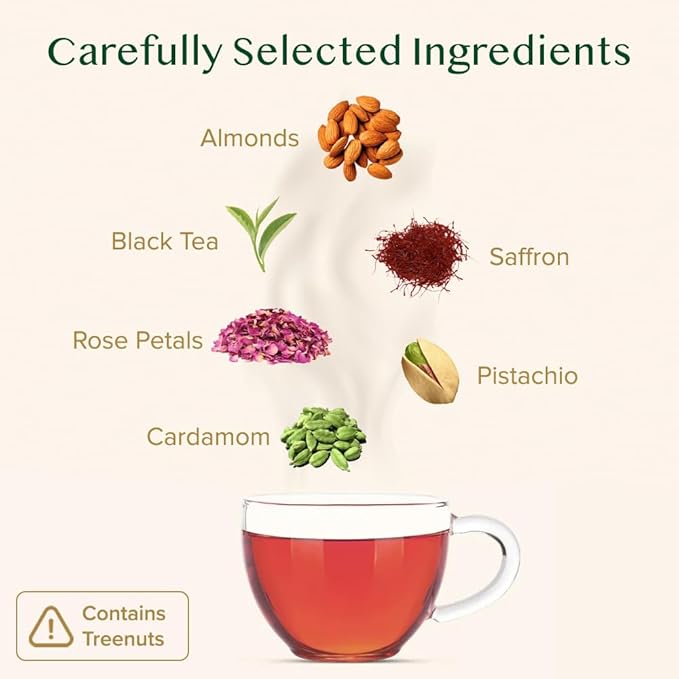 VAHDAM, Blooming Rose Black Tea - Premium Black Tea with Rose Petals (3.5oz) DELICIOUS & AROMATIC