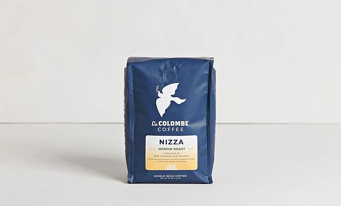 La Colombe Nizza Medium Roast Whole Bean Coffee - Notes of Milk Chocolate, Nuts & Brownie with