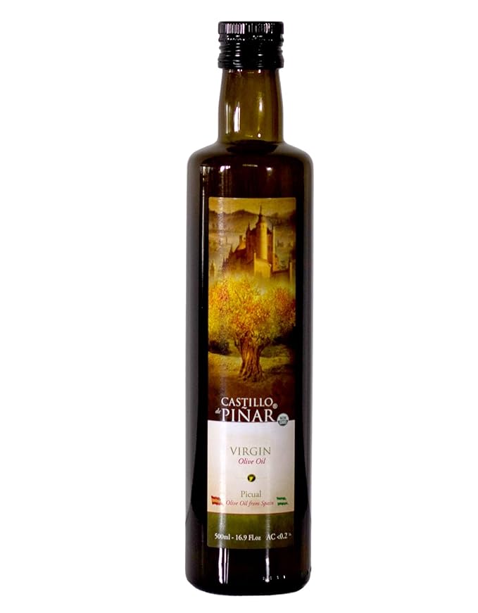 Castillo de Piñar Virgin Olive Oil VIRGIN 100% PICUAL. NON-GMO. All Natural (500ml)