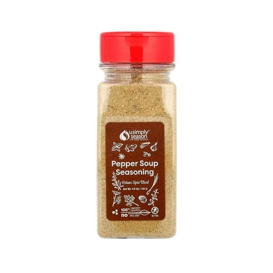 USimplySeason Pepper Soup Spice (4.8 oz) - African-Inspired Seasoning Blend - Vegan, Non-GMO