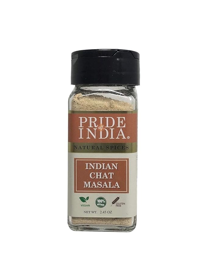 Pride of India – Indian Chat Masala Seasoning Spice – Ideal for Savory Dishes – Perfect Seasoning