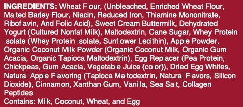 Heavenly Waffles짰 Mix, Cinnamon Apple, 11g Protein, Yogurt Based, Healthy and Nutritiously