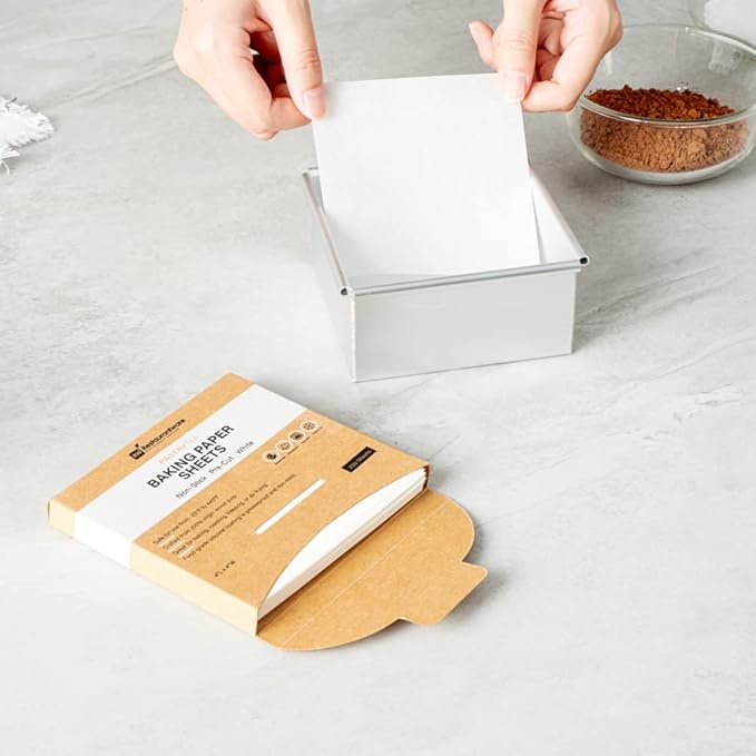 Restaurantware Pastry Tek 4 x 4 Inch Parchment Paper Sheets 1000 Greaseproof Baking Sheets For Oven