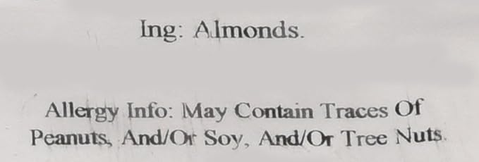 Dry Roasted Unsalted Nonpareil Supreme California Almonds (4 Lbs.) - Vegan & Keto Friendly - Oven