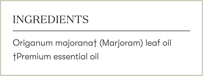 Young Living - Marjoram Essential Oil 5 ml | Soothing Muscle Relief | Aromatherapy for Relaxation |