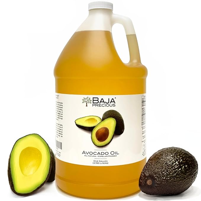 Baja Precious - Avocado Oil 100% Pure, 1 Gallon Jug, Food Grade Perfect for High Heat Cooking