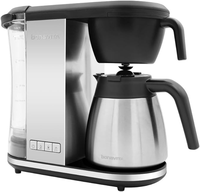 Bonavita Enthusiast 8 Cup Drip Coffee Brewer, Pour Over, SCA Certified Coffee Machine with Thermal
