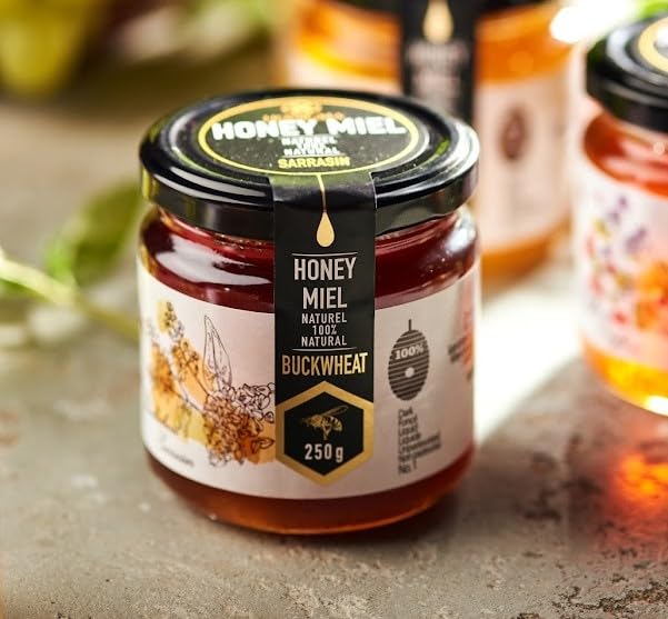 HONIGMA® Raw Buckwheat Honey | Exquisite Taste | 100% Pure | Unpasteurized | Unfiltered | Partially