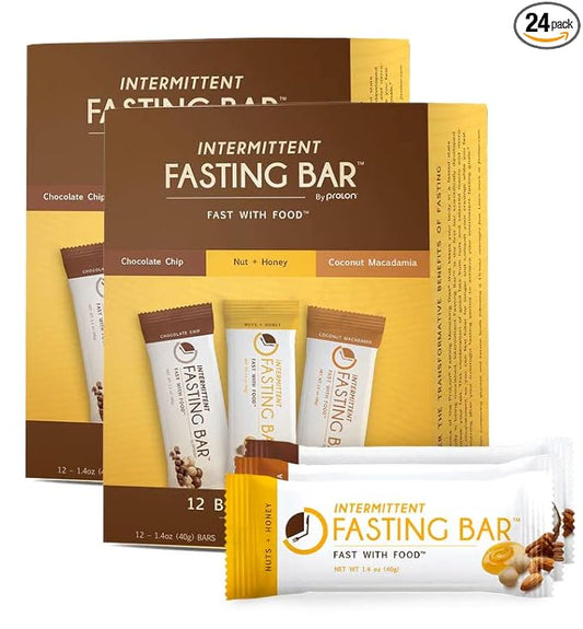 Prolon Fasting Bars | 5g Protein, 7g Fiber | Keto-Friendly, Gluten-Free, Dairy-Free, Plant-Based |