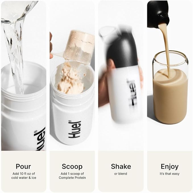 Huel Vegan Protein Powder | Vanilla | Complete Nutrition | 20g Protein Powder | 100% Plant-Based |