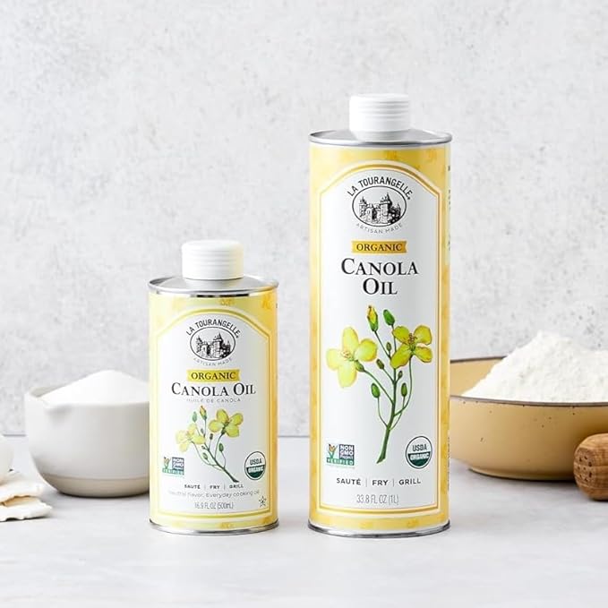 La Tourangelle, Organic Canola Oil, Expeller-Pressed Non-GMO Canola Seeds, Pesticide and Chemical