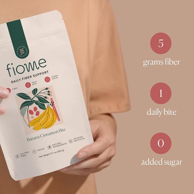 Fiber Supplement - 5g Daily Fiber Bite - Supports Regularity, Digestion and Gut Health - All