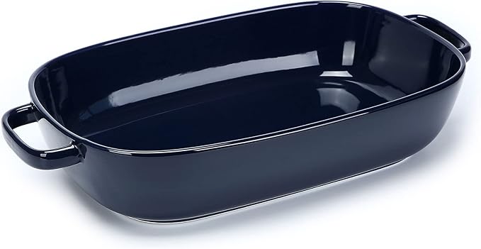 6 Quart Large Rectangular Baking Dish, 16x11 Inches Ceramic Baking Pan Casserole Dish for