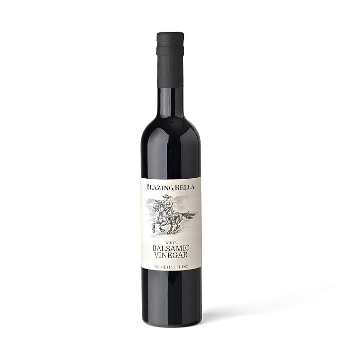 Blazing Bella White Balsamic Vinegar (16.9 Fl Oz 500ML) Imported from Italy