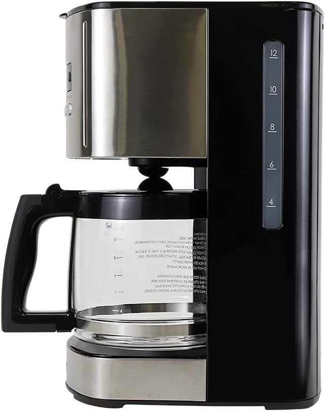 Kenmore Drip Coffee Maker - 12 Cup Programmable Cafe Machine With Glass Pot, Regular & Bold Brew
