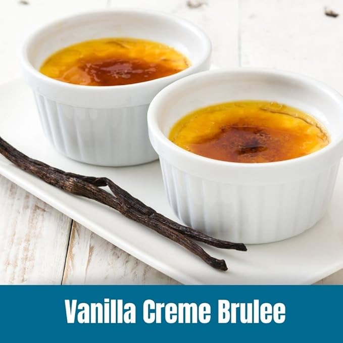 Door County Coffee Vanilla Creme Brulee Flavored - 10oz Bag - Ground Medium Roast - 100% Arabica