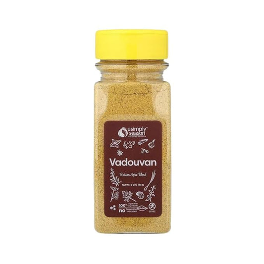 USimplySeason Vadouvan Curry (6 oz) - French Indian Fusion Seasoning Spice Blend for Meat Rubs and