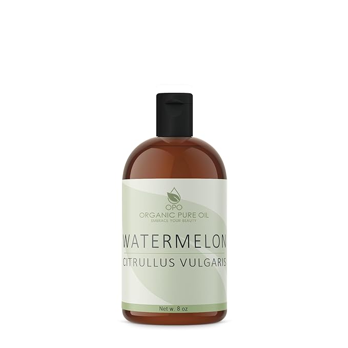 Watermelon Seed Oil - 8 oz - Pure, All Natural, Non-GMO, Unrefined, Carrier Oil - for Hair, Skin