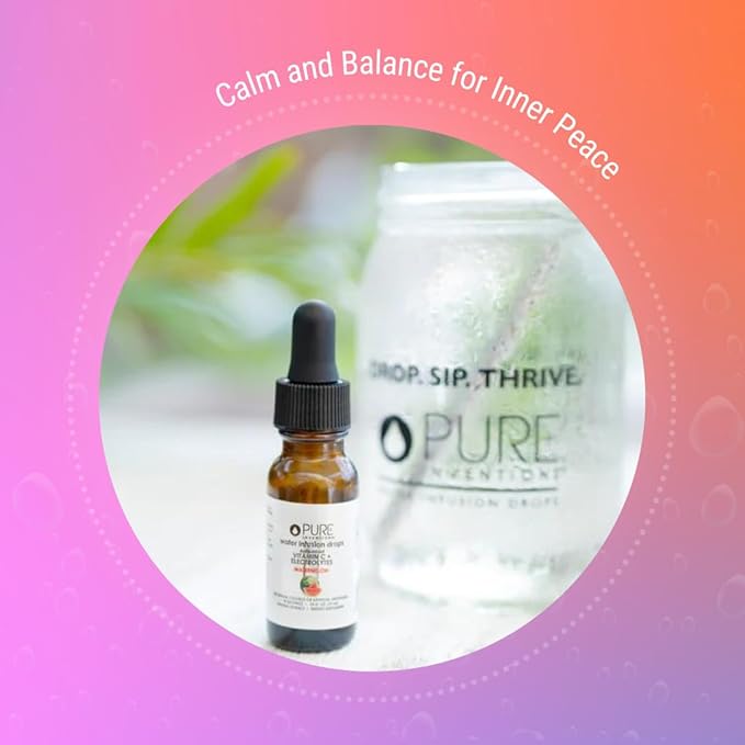 Pure Inventions - Watermelon Water Infusion Drops - Antioxidants, Vitamin C & Electrolytes - Health