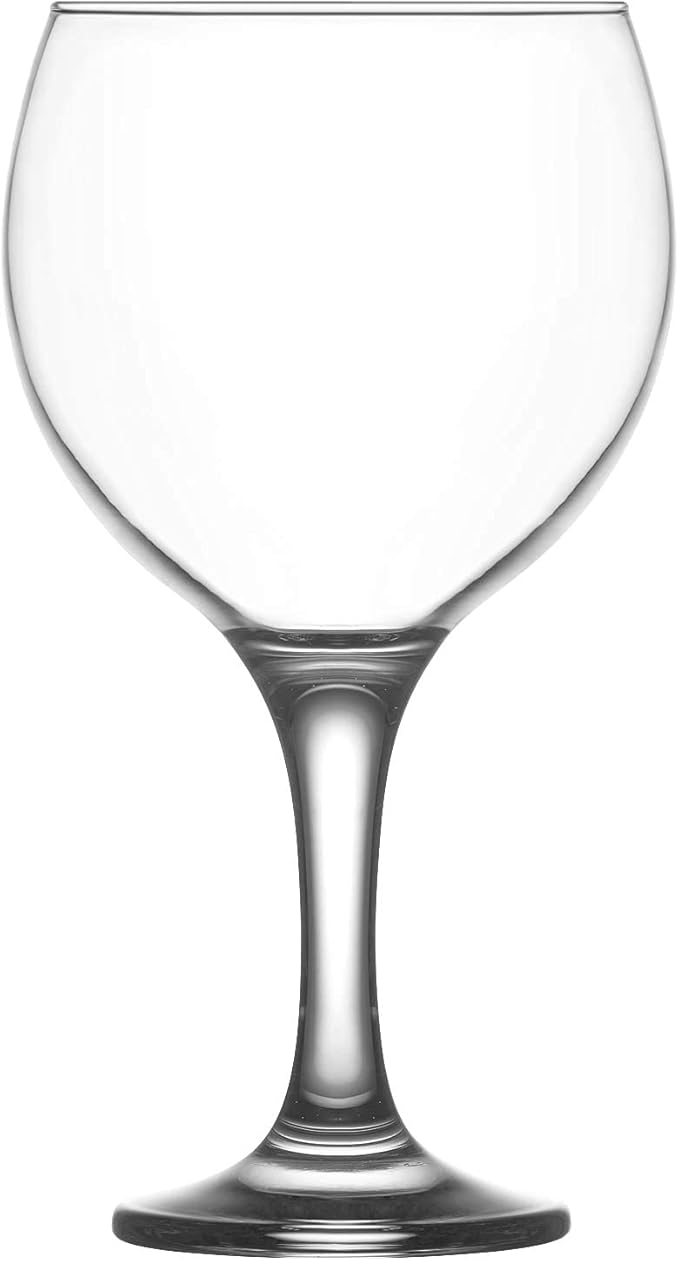 LAV Gin and Tonic, Aperol Spritz Glass Set 6-Piece, Clear Balloon Wine Glasses for Red Wine and