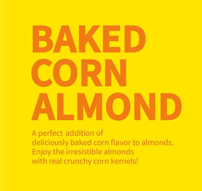 [Official Gilim HBAF] Korean Baked Corn Crunchy Almonds Nut | Nutritious & Gluten Free | Kids Lunch