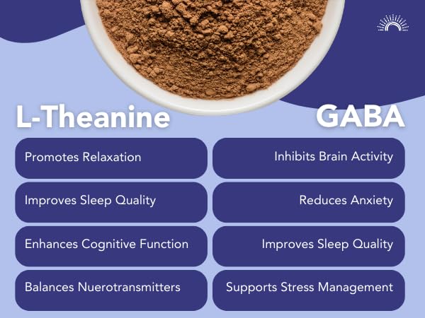 Mindful Calm Organic Hot Chocolate Mix Anti-Stress Drink Powder For Calming Sleepy Cocoa Nighttime