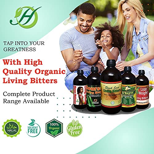 Herboganic Ginger Living Bitters | All Natural Living Bitters | 16 oz
