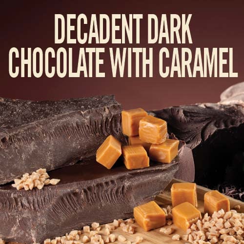 Castle Kitchen Caramel Dark Hot Chocolate - Premium Plant Based, Dairy Free, Gluten-Free, Vegan Hot