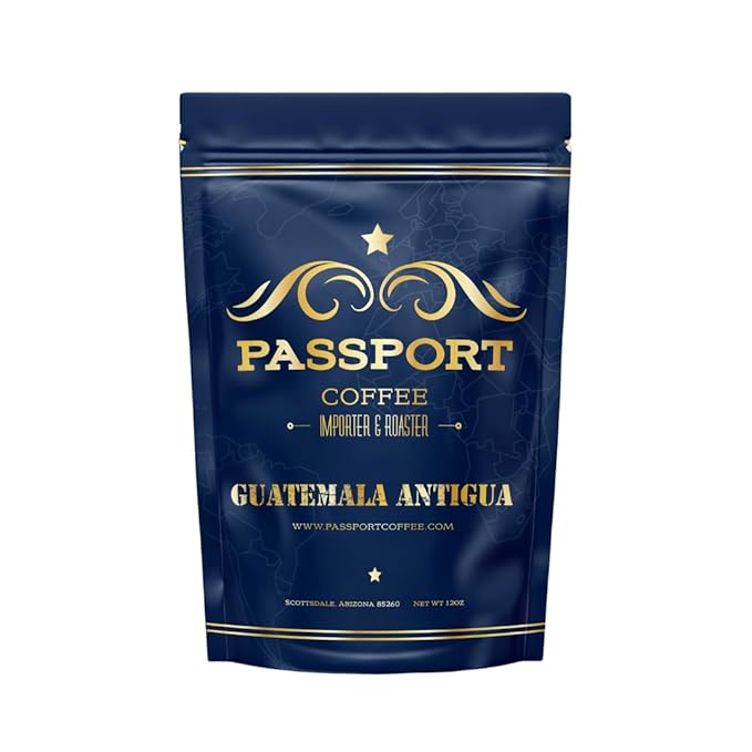 Passport Coffee Guatemala Antigua ??Medium roast Arabica from the Antigua Region. Flavor notes of