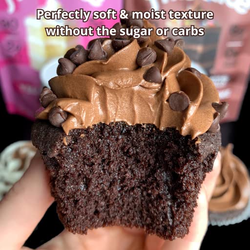 FitBake Chocolate Cake Baking Mix | 2g Net Carbs | Keto Friendly Low Carb Food | No Added Sugar