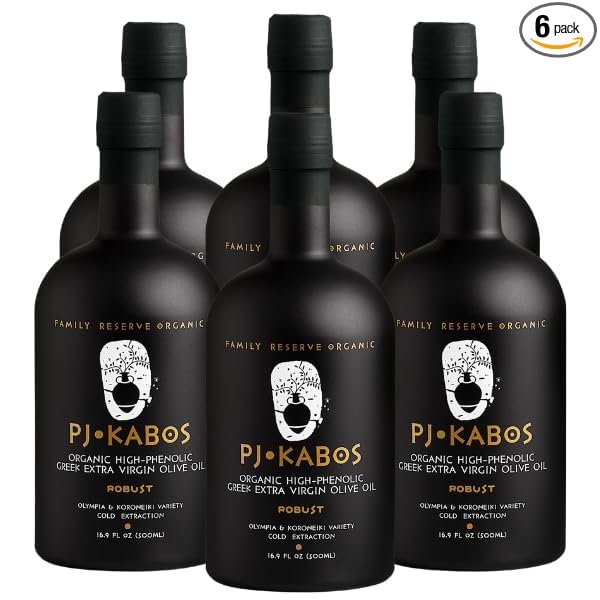 P.J. KABOS 2024/25 Harvest, Very High Phenolic (750+mg/kg), USDA Organic Greek Extra Virgin Olive