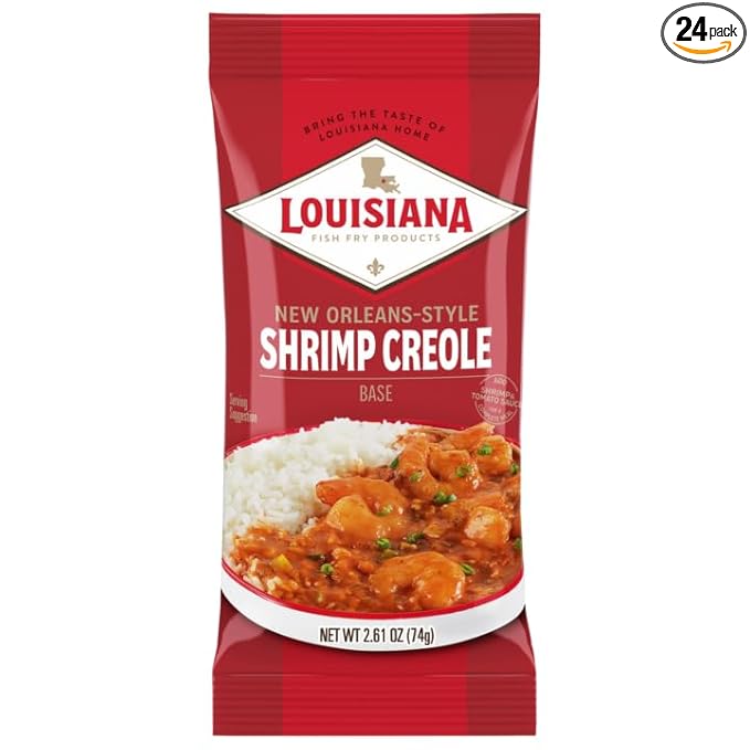 Louisiana Fish Fry, Shrimp Creole Base, 2.61 oz (Pack of 24)