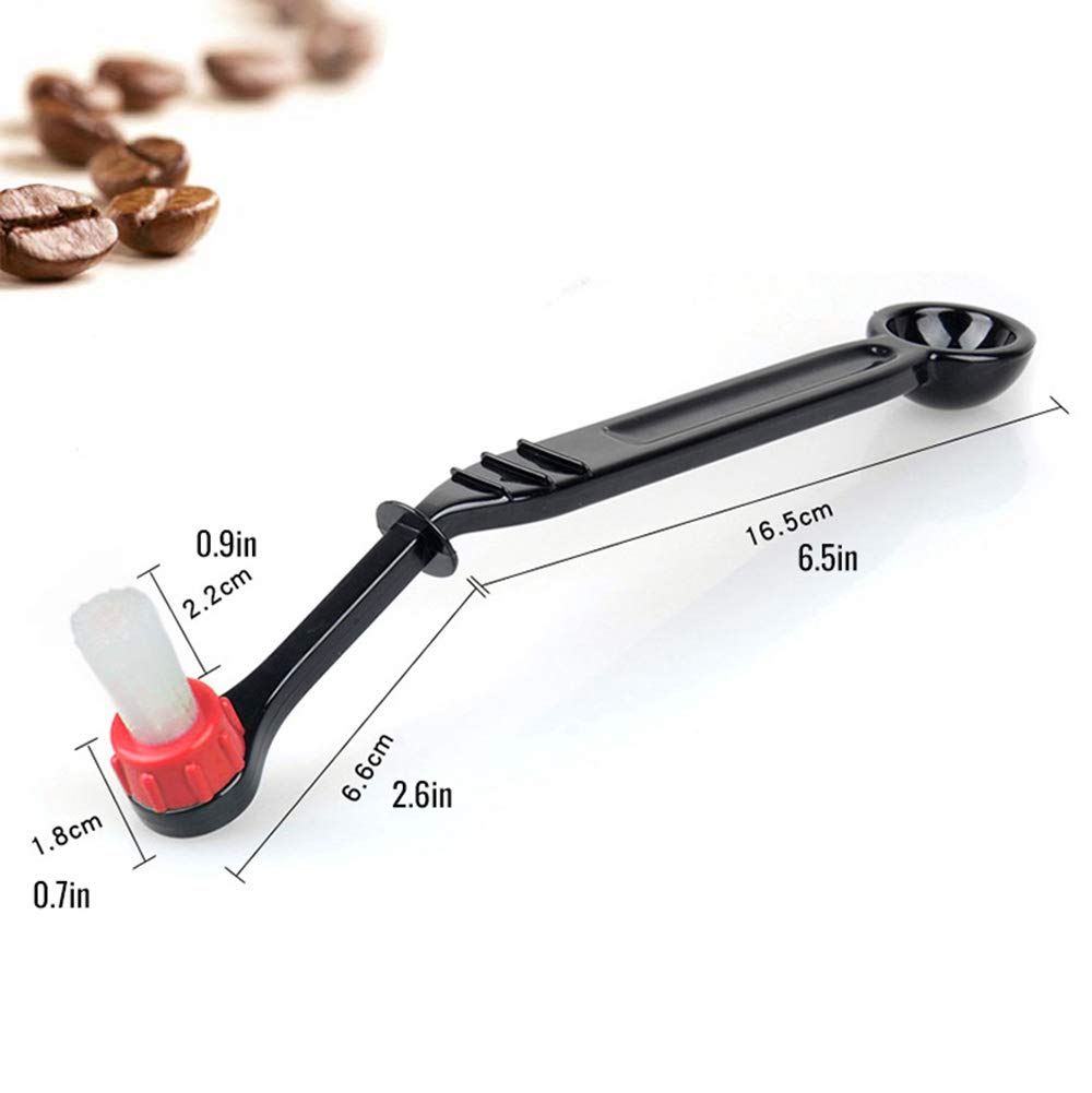 Espresso Machine Cleaning Brush Kit - CAFEMASY 2 Pieces Coffee Cleaning Brush with Spoon and 2