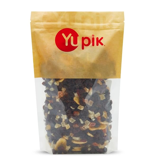 Yupik Trail Mix, Sulfite Free Fruit Blast, 2.2 lb, A mix of bananas, raisins, cranberries, papaya