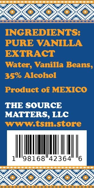 Vanilla Extract Trio Gift Box by The Source Matters | Totonac, Aztec & Papua New Guinea Vanilla | 3