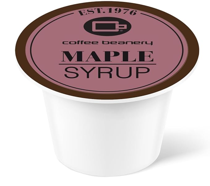 Maple Syrup Coffee Pods by Coffee Beanery | 96ct Bulk Flavored Coffee Pods Medium Roast Coffee