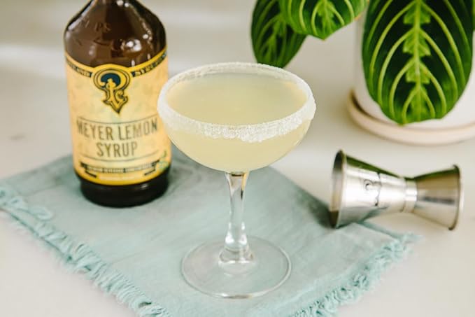Portland Syrups Meyer Lemon Syrup - Premium Beverage Concentrate for Delicious Cocktails, Tea